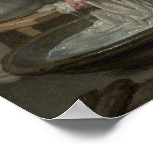 Waskamer wasmachine poster (Hoek)