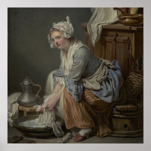 Waskamer wasmachine poster (Voorkant)