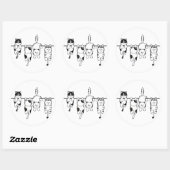 waskat ronde sticker (Vel)