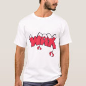 Waskleding oude schoolheupontwerper T-shirt (Voorkant)