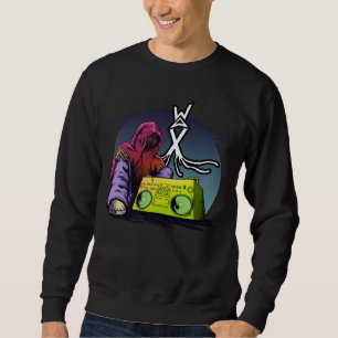 Waskleding oude schoolhiphop Sweater