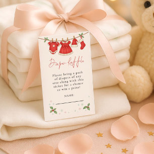 Waskleine Luiers Raffle Kerst Baby Borrel Informatiekaartje