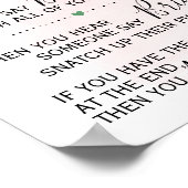 Wasknijper Bruidsfeest Spel Citroenen Roze Poster (Hoek)