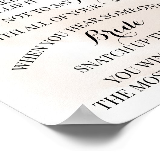 Wasknijper Herfst Eucalyptus Bruiloft Feest Spel b Poster (Hoek)