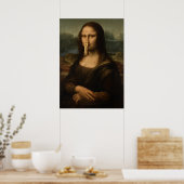 Wasknijper Mona Lisa Poster (Keuken)