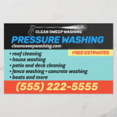 Waskracht onder druk flyer (Voorkant)