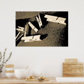 waskunst poster (Keuken)