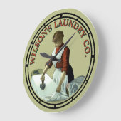 waslabel grote klok (Hoek)