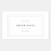 Waslabel Stickers wasbal (Voorkant)