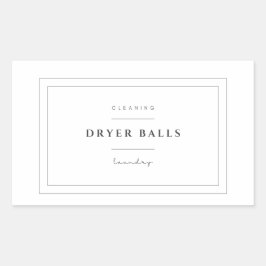 Waslabel Stickers wasbal