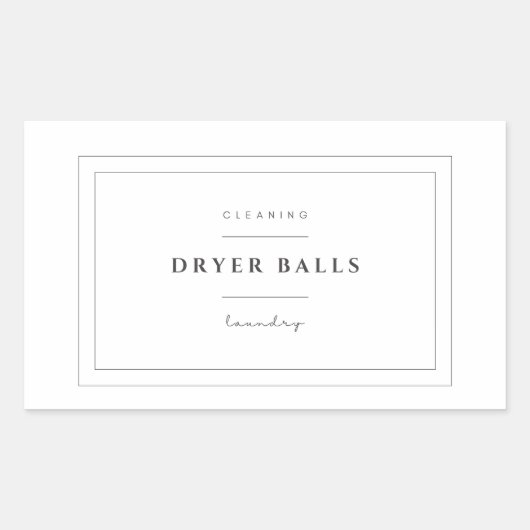 Waslabel Stickers wasbal (Voorkant)