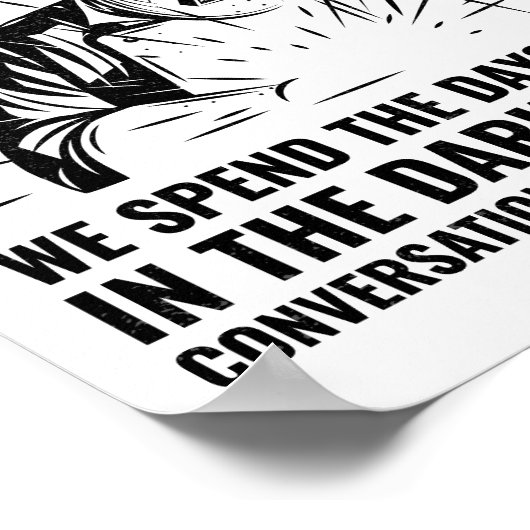 Waslassen Metaal Ironworker Funny Poster (Hoek)