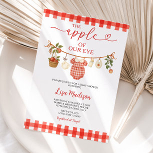 Waslijn Appel van onze oog Baby Shower Kaart