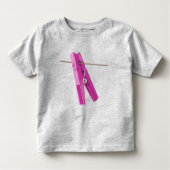 Waslijn van wasknijper kinder shirts (Voorkant)