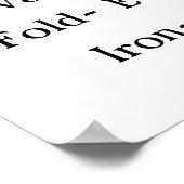 waslijst poster (Hoek)