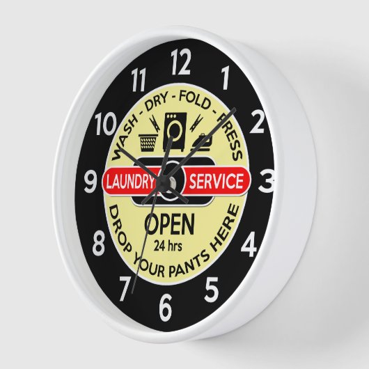 Waslokklok / Utility Room Clock (Hoek)