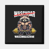 Wasmachine Bodybuilding Fitness Gym Magneet (Voorkant)