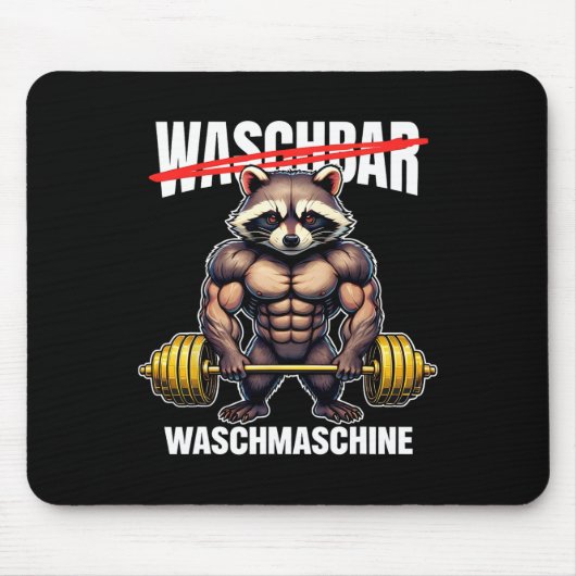 Wasmachine Bodybuilding Fitness Gym Muismat (Voorkant)