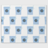 Wasmachine Cadeaupapier (Vlak)