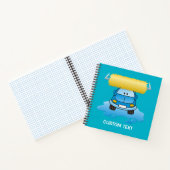 Wasmachine cartoon notitieboek (Binnen)