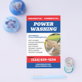 wasmachine | Drukwasdiensten Flyer (Enkel)