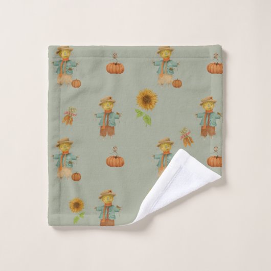 wasmachine en pompoendoekset bad handdoek (Wasdoekje)