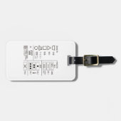 Wasmachine-etiket bagagelabel (Voorkant horizontaal)