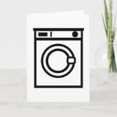 Wasmachine Kaart (Voorkant)