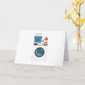 Wasmachine Kaart (Gele Bloem)