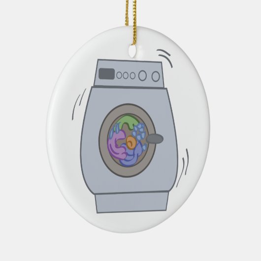 Wasmachine Keramisch Ornament (Rechts)