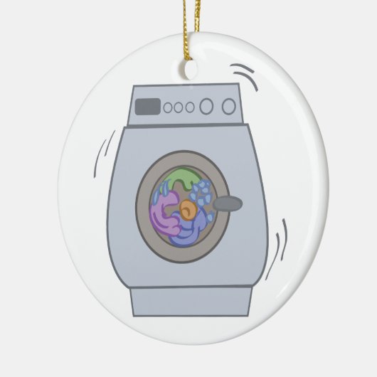 Wasmachine Keramisch Ornament (Links)