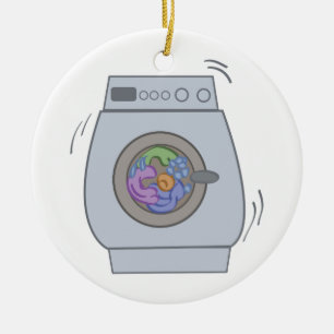 Wasmachine Keramisch Ornament