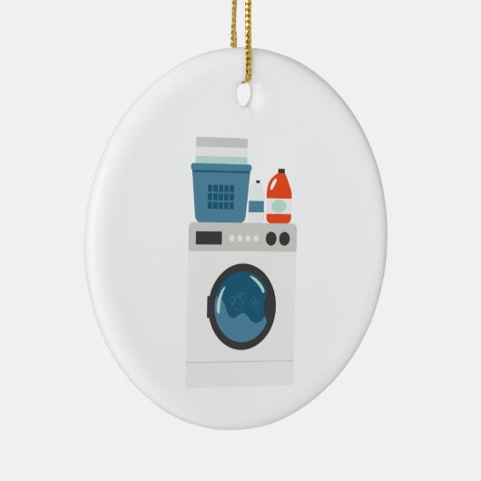 Wasmachine Keramisch Ornament (Rechts)