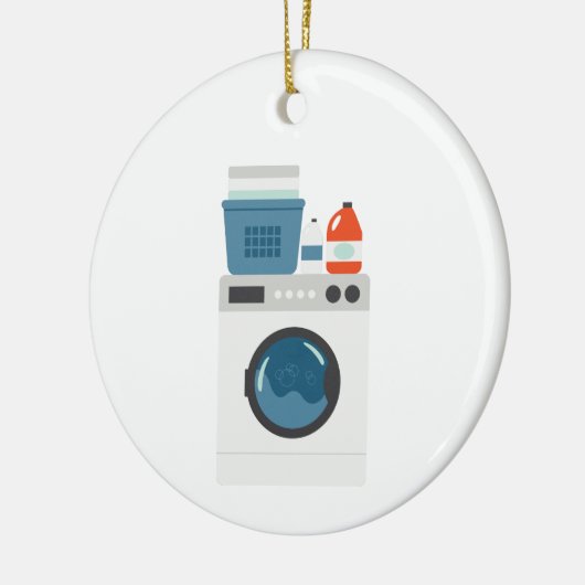 Wasmachine Keramisch Ornament (Links)