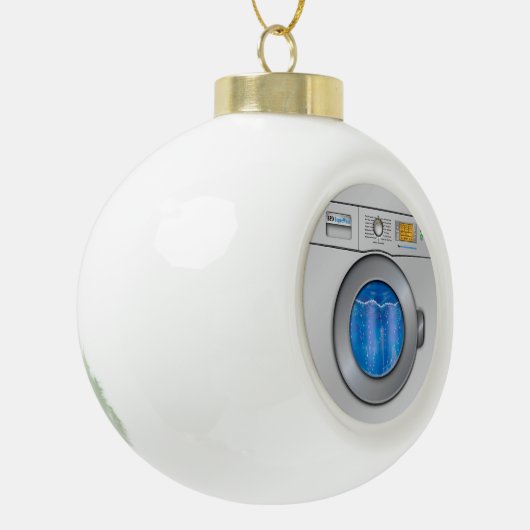 Wasmachine Keramische Bal Ornament (Links)