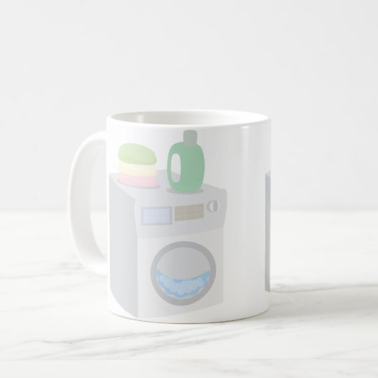 Wasmachine Koffiemok (Voorkant links)