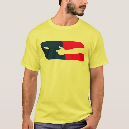 wasmachine logo shaff t-shirt (Voorkant)