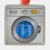 Wasmachine Metalen Ornament (Voorkant)