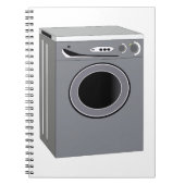 Wasmachine Notitieboek (Voorkant)