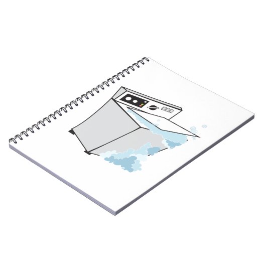 Wasmachine Notitieboek (Linkerzijde)