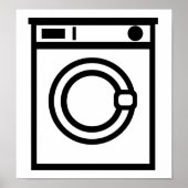 Wasmachine Poster (Voorkant)