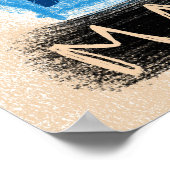 Wasmachine Poster Wall Art (Hoek)