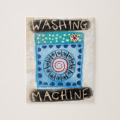 Wasmachine puzzel (Verticaal)