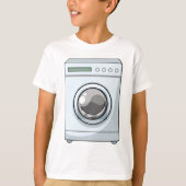 Wasmachine T-shirt (Voorkant)