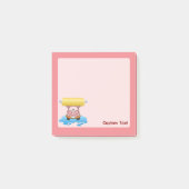 Wasmachine Varken Cartoon Post-it® Notes (Voorkant)