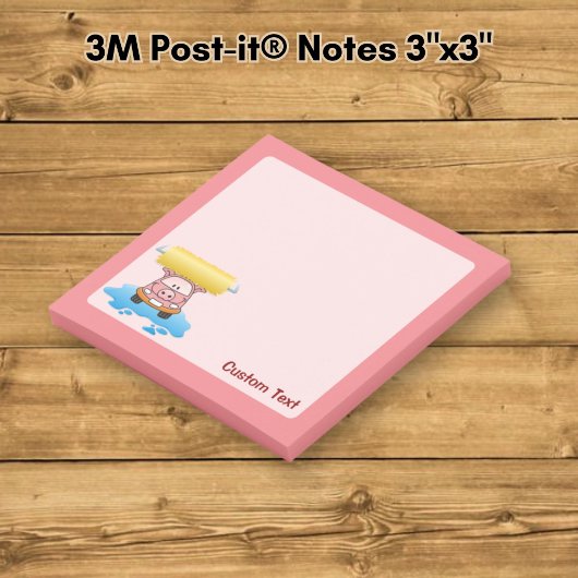 Wasmachine Varken Cartoon Post-it® Notes
