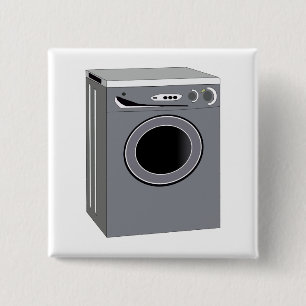 Wasmachine Vierkante Button 5,1 Cm