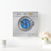 Wasmachine Vierkante Klok (Huis)