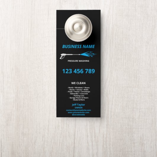 Wasmachine voor professionele druk deurhanger (Op knop)