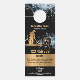 Wasmachine voor professionele druk deurhanger